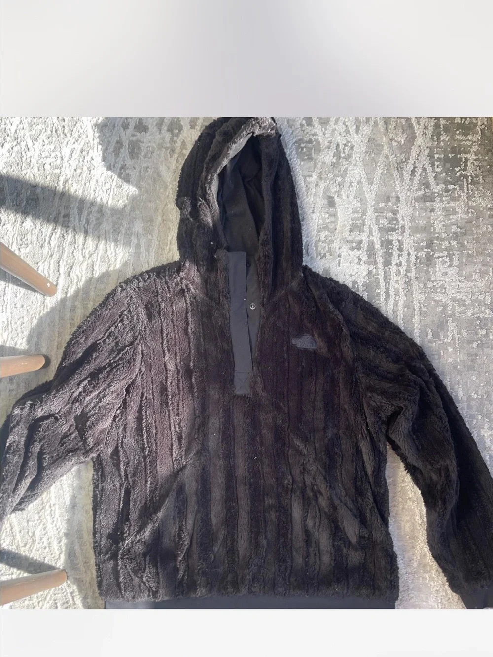 The North Face Black Teddy Jacket with Hood
